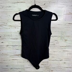 Abercrombie & Fitch thong bodysuit, Soft A&F collection. Black Size S.